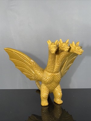 VINTAGE BANDAI 2.75” KING GHIDORAH Mini Figure Japan Import GODZILLA RARE!-image