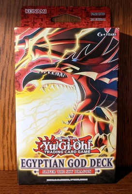 Egyptian God Deck Slifer the Sky Dragon  1st Edition Yugioh Factory Sealed-image