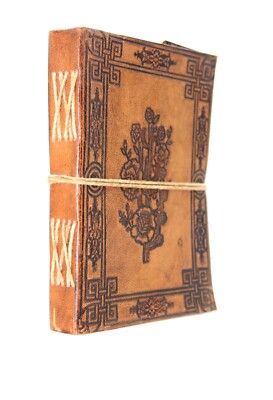 Leather Bound Journal Antique Blank Paper Notebook, Diary, Sketchbook lightbrown-image
