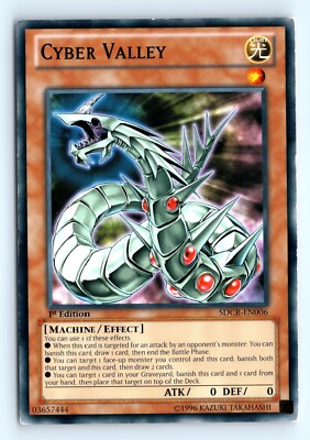 Yu-Gi-Uh Cyber Valley #SDCR-EN006 Structure Deck: Cyber Dragon Revolution tcg LP-image