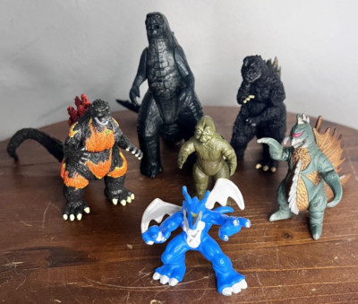 Pack of Destruction Godzilla 2002 Bandai Mini Lot Burning Gigan XV-mon Baby-image