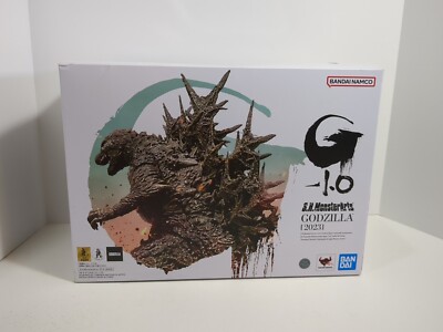 S.H.MonsterArts GODZILLA 2023 Godzilla Minus One BANDAI Figure Pre-owned -image