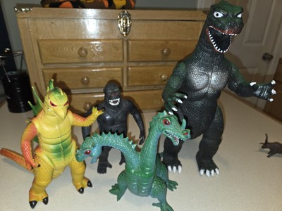 Vintage Monster Toy Action Figure Imperial Godzilla Lot 1980'S original 9