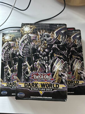 Yugioh Dark World Structure Deck Brand New SET OF 3 SR13-image