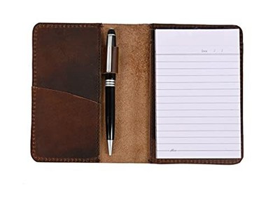 Journal Cover Rustic Leather Journal Cover For Top Bound Memo Books 3