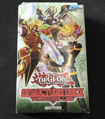 Yu-Gi-Oh Trading Card Game Structure Deck Powercode Link 2017 New Factory Sealed-image
