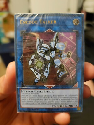 Yugioh Duel Links Encode Talker Structure Deck Open Box Sealed 43 Card Deck -image