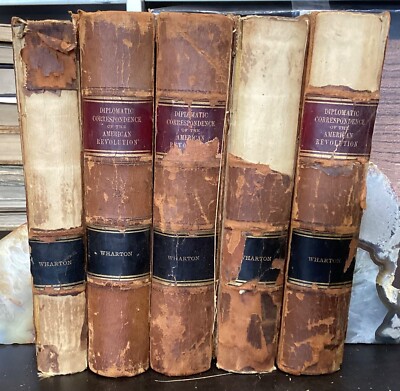 1889 Revolutionary Diplomatic Correspondence of the U.S., Vols. I-V, 1st Edition-image