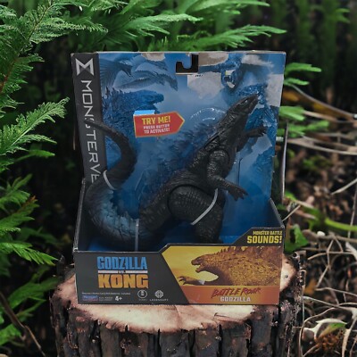 Playmates Godzilla VS Kong Battle Roar Godzilla Action Figure Monsterverse Gift-image