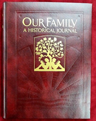 Nelson Regency's Our Family Historical Journal Book Leather Bound  Unused -image