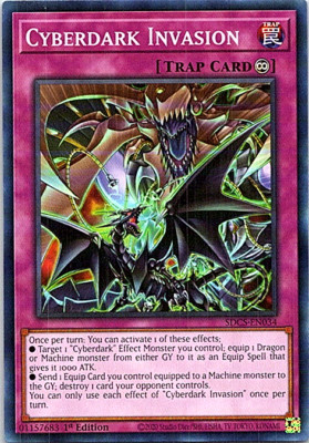 Cyberdark Invasion SDCS-EN034 Yu-Gi-Oh! Card NM 1st Edition -image