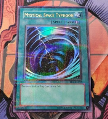 ✨Mystical Space Typhoon Ultra Rare Parallel 	HL2-EN002	Yugioh Card English-image