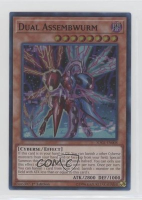 Dual Assembwurm 1st Ed. YuGiOh Cyberse Link Structure Deck #SDCL-EN008 0y59-image