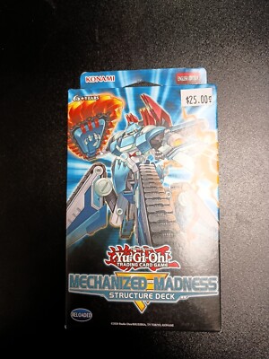YuGiOh Mechanized Madness Structure Deck English 1st Edition 2020 SEALED-image