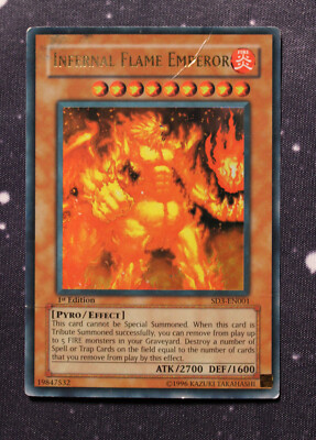 Infernal Flame Emperor SD3-EN001 - 1st Edition, Structure Deck, Yu-Gi-Oh! TCG-image