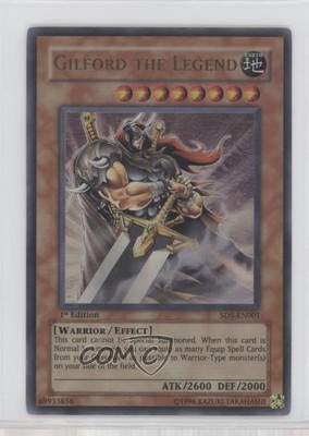 Gilford the Legend 1st Ed. YuGiOh Warrior's Triumph Structure Deck 2005 00em-image