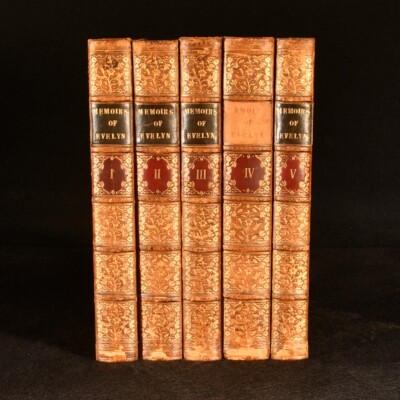 1827 5vol The Memoirs of John Evelyn Edited by William Bray New Edition Full ...-image
