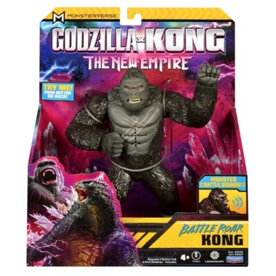 MonsterVerse GODZILLA x KONG the New Empire (2024) BATTLE ROAR KONG 7” Figure!-image
