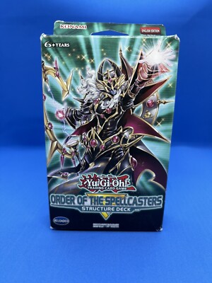Yugioh: Order Of The SpellCasters 1st Edition Structure Deck. Sealed Product-image