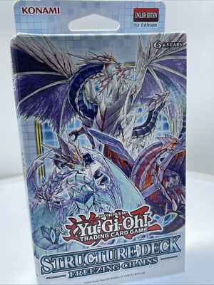 Yu-Gi-Oh! Freezing Chains Structure Deck Hanger Box - 1st Edition Factory Sealed-image