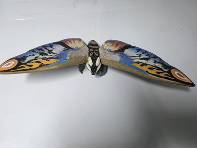 Rainbow Mothra Bandai Creation 10” Figure 2002 Godzilla Desghidorah-image
