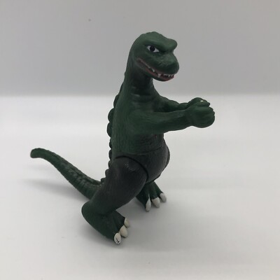 Vintage Godzilla Squeeze Clamp hands Action Figure 4”-image
