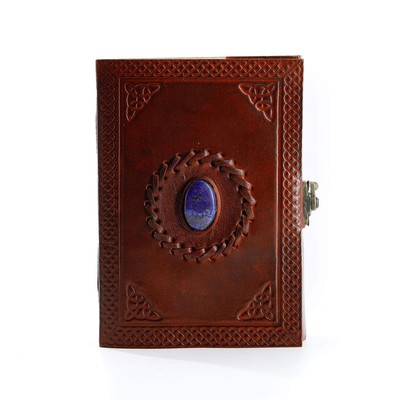 8x6 inch Stone cover Handmade Writing Notebook Diary Bound Daily Notepad for Men-image