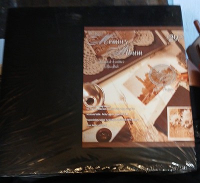 Memory Album Bonded Leather  100 Top Load Pages. 12.5 X 13 X 1 New See descript.-image