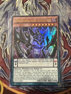 D/D/D Chaos King Apocalypse SDPD-EN001 Structure Deck: Pendulum Domination...-image