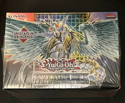 Yu-Gi-Oh! Legend of The Crystal Beasts Structure Deck Display Brand New & Sealed-image