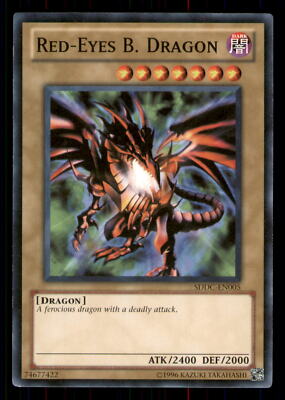 Yugioh Red-Eyes B. Dragon #SDDC-EN005 Structure Deck: Dragons Collide LP-image