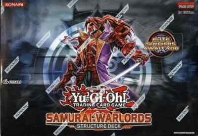 Yugioh 1st Edition Samurai Warlords Structure Deck Box Factory Sealed Case-image