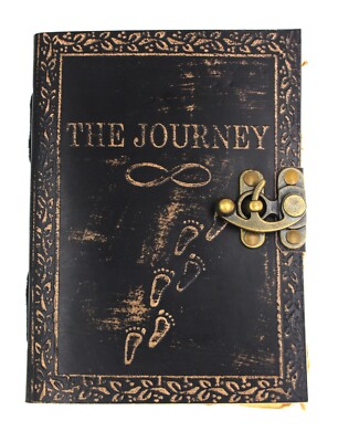 Vintage leather Bound Journal Antique Handmade Notebook/Diary/Sketchbook foot-image