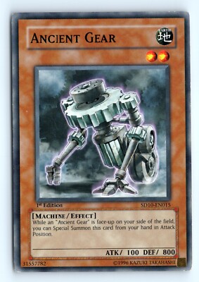 Yu-Gi-Uh Ancient Gear #SD10-EN015 Structure Deck: Machine Re-Volt tcg LP-image