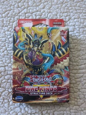 YuGiOh TCG: Fire Kings Revamped Structure Deck : 1st Edition : New and Sealed-image