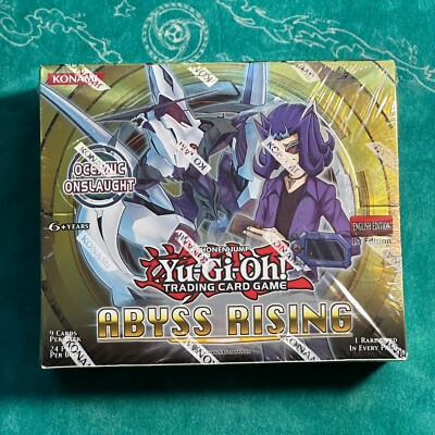YUGIOH! Abyss Rising 1st Edition Booster Box Sealed-image