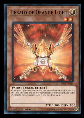 Yugioh Herald of Orange Light #SR05-EN019 Structure Deck: Wave of Light LP-image