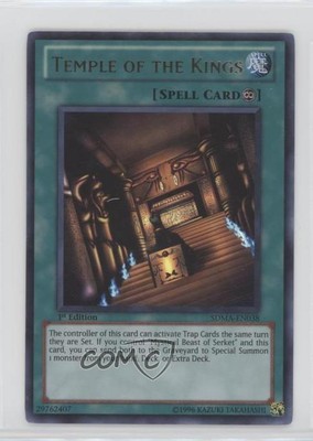 2010 Yu-Gi-Oh! Marik Structure Deck 1st Edition Temple of the Kings 0o36-image