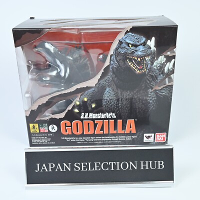 Bandai S.H.MonsterArts Godzilla 60th Anniversary Action Figure 2014 New Sealed-image
