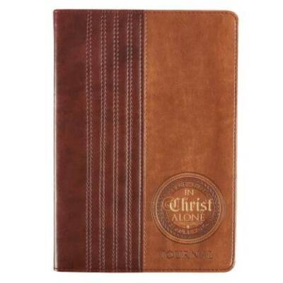 In Christ Alone Journal - LuxLeather - Leather Bound - GOOD-image