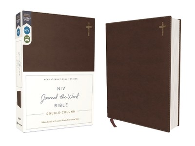 NIV, Journal the Word Bible (Perfect for Note-Taking (Leather Bound) (UK IMPORT)-image