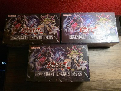 Yugioh Legendary Dragon Decks, KONAMI Factory Sealed-image