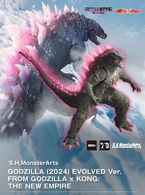 BANDAI GODZILLA 2024 EVOLVED Ver. S.H.MonsterArts Figure Godzilla F/S NEW-image