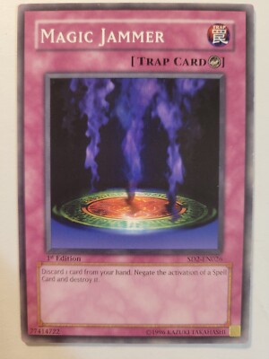 Yu-Gi-Oh! TCG Magic Jammer Structure Deck SD2-EN026 1st Edition Common-image