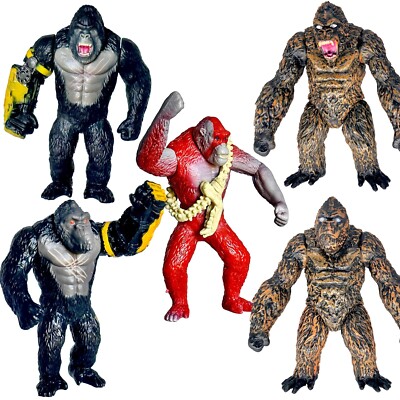 Brand New Set of 5 Godzilla x Kong: The New Empire, Toys Action Figures-image