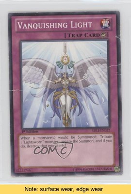2014 Yu-Gi-Oh! Realm of Structure Deck 1st Edition Vanquishing Light READ 01ic-image