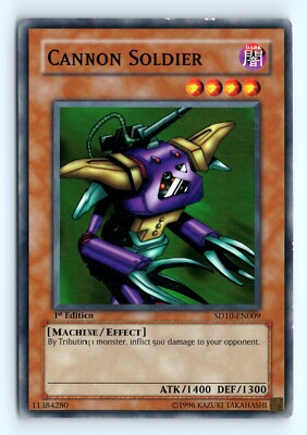 Yu-Gi-Uh Cannon Soldier #SD10-EN009 Structure Deck: Machine Re-Volt tcg LP-image
