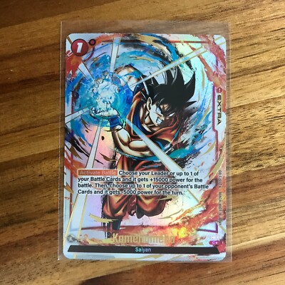 Kamehameha FS01-15 Secret Rare Alternate Art Dragon Ball Fusion World Card Eng-image