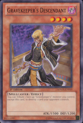 Yugioh Gravekeeper's Descendant #SDMA-EN019 Structure Deck: Marik 1st Edition-image