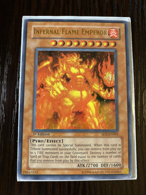 Structure Deck: Blaze of Destruction #SD3-EN001 Infernal Flame Emperor-image